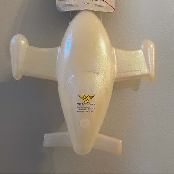 Justice League Pet Fans Collection Petco Invisible Jet Vinyl Squeaking Dog Toy - Picture 3 of 3